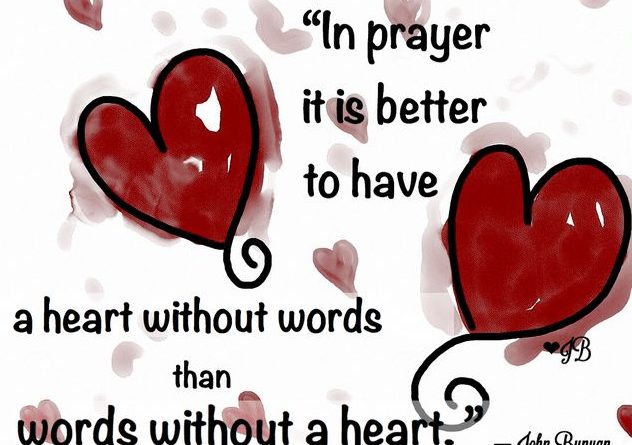 Heart in prayer