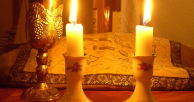shabbat candles